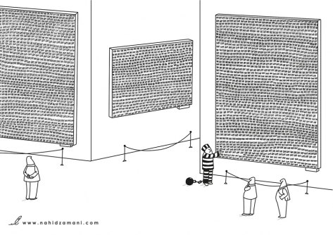 Art. Prison. Prisoner. Exhibition. Waiting
