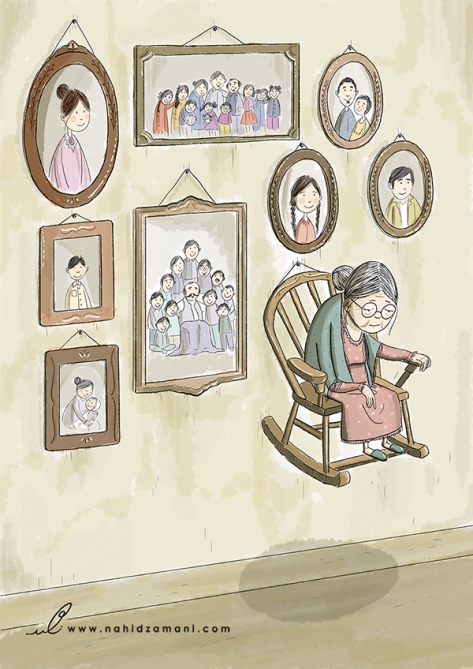 Alzheimer's - Depression - Aging - Memory - Photo Frame - Wall of Memories