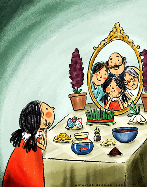 alone - Family - Love - Haftsin table - Nowruz - Year of delivery - Lonely child - Nostalgia -